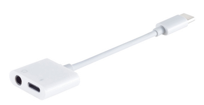 shiverpeaks BASIC-S Adapter, USB-C - 3,5 Klinke + USB-C