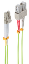 shiverpeaks BASIC-S LWL Patchkabel LC-SC-Duplex, OM5, 1,0 m