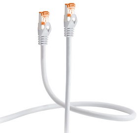 S-CONN Flexline Patchkabel Cat.6A S/FTP grau 1m