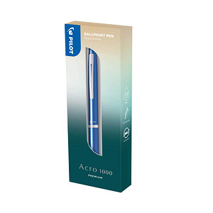 PILOT Druckkugelschreiber ACRO 1000 PREMIUM, Metal Sky Blue