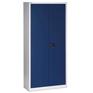 BISLEY Stahlschrank Universal E722A03505 lichtgrau, oxofordblau 91,4 x 40,0 x 180,6 cm