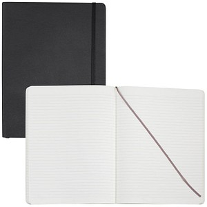 MOLESKINE Notizbuch Classic Collection flexibler Einband ca. DIN A4 liniert, schwarz Softcover 192 Seiten