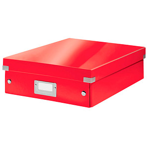 LEITZ Click & Store Aufbewahrungsbox 900 Blatt rot 28,0 x 37,0 x 10,0 cm