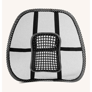 Swedish Posture® Lendenwirbelstütze Rückenstütze für Bürostuhl schwarz für Bürostühle