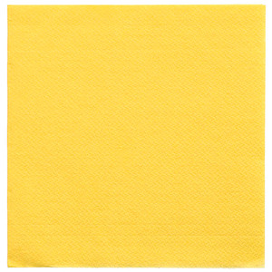 PAPSTAR Cocktail-Servietten, 240 x 240 mm, 3-lagig, gelb