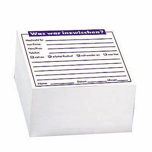 Memo Notizwürfel weiß 9,8 x 9,8 cm, ca. 500 Blatt, 1 Block