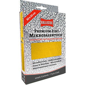 BALLISTOL PREMIUM 2in1 Mikrofasertuch Polyester 60 °C waschbar, 1 St.