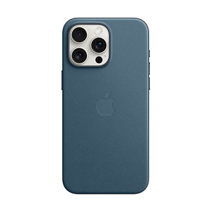 Apple Feingewebe Case mit MagSafe Handy-Cover für Apple iPhone 15 Pro Max pazifikblau