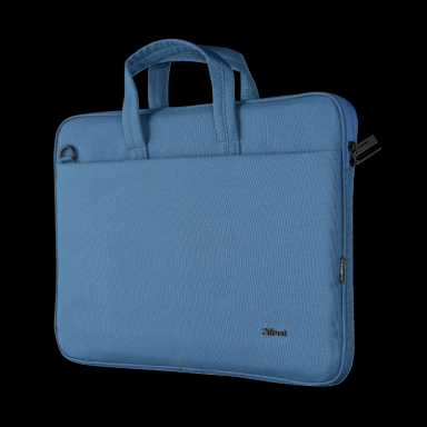 Trust Laptoptasche Bologna Slim Kunstfaser blau 24448 bis 40,6 cm (16 Zoll)