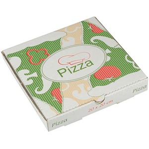 100 PAPSTAR Pizzakartons pure 20,0 x 20,0 cm