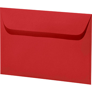 artoz Briefumschläge Mosaic DIN C6 ohne Fenster feuerrot nassklebend 20 St.