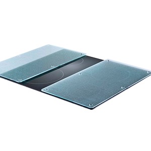 Zeller Herdabdeckplatten transparent 2 St.