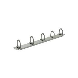 TRITON 48,26cm (19") Kabelführungspanel, Triton RAC-VP-X13-A1, 1HE, lichtgrau, 