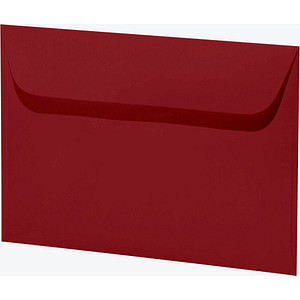 artoz Briefumschläge Mosaic DIN C5 ohne Fenster feuerrot nassklebend 20 St.