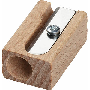 M+R Spitzer, aus Holz, Blockform