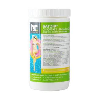 Bayzid® Chlor Tabletten 200 g langsam löslich | 1 kg Dose Chlortabletten+++ BIOZIDPRODUKTE VORSICHTIG VERWENDEN. VOR GEBRAUCH STETS ETIKETT UND PRODUKTINFORMATIONEN LESEN +++