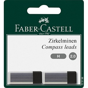 12 FABER-CASTELL 123121 Zirkelminen H 2,0 mm