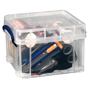 Really Useful Box Aufbewahrungsbox 3 Liter, transparent klar