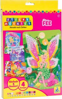 invento Mosaiksticker-Set Glitzer-Fee mehrfarbig