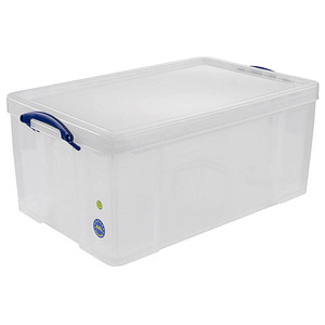 Really Useful Box Aufbewahrungsbox 64 Liter, transparent