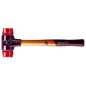HALDER SIMPLEX Schonhammer Ø 30 mm Kopf: Plastik