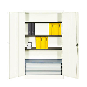 mauser Stahlschrank entero BFZ5 - 12 9010/9010 reinweiß 120,0 x 50,0 x 195,0 cm