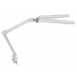 MAUL LED-Arbeitsplatzleuchte MAULcraft duo, dimmbar, weiß