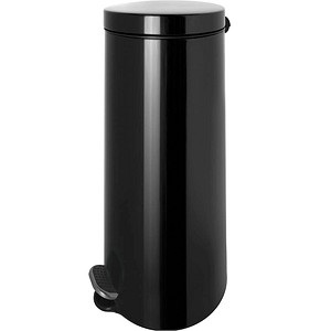 HELIT Silberionen-Tret-Abfalleimer "the knight", 30 Liter aus pulverbeschichtet