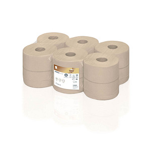 Satino by wepa Jumbo-Toilettenpapier PureSoft 2-lagig 12 Rollen