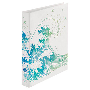 herlitz Ringbuch maX.file GREENline Welle, A4