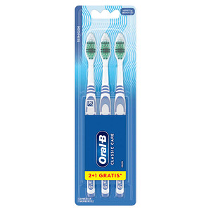 Oral-B Zahnbürste CLASSIC CARE 35, mittel, 2+1 Pack