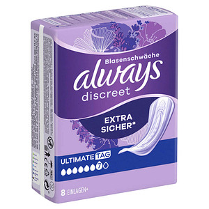 always discreet Inkontinenz-Einlage Ultimate Tag
