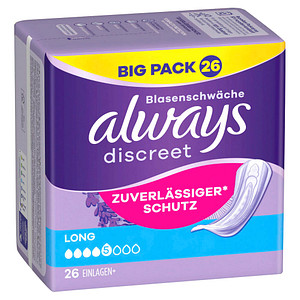 always discreet Inkontinenz-Einlage Long Big Pack