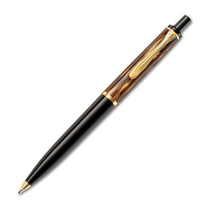 Pelikan Druckkugelschreiber K 200, braun marmoriert