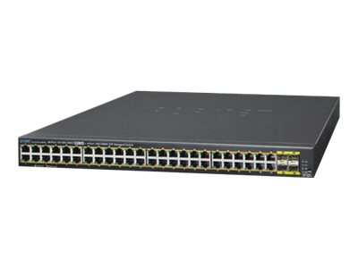 PLANET TECHNOLOGY Planet GS-4210-48P4S 48-Port 10/100/1000T 802.3at PoE +