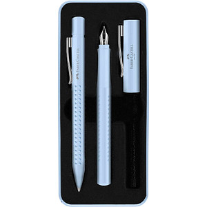 FABER-CASTELL Schreibgeräte-Set GRIP 2010 Harmony, hellblau
