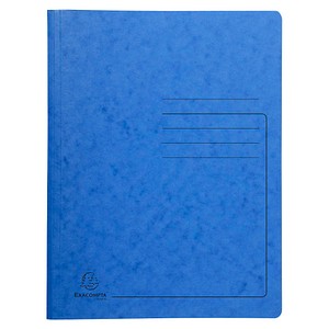 Exacompta Spiralhefter Karton blau DIN A4
