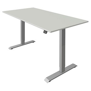 kerkmann Sitz-Steh-Schreibtisch Move 1, (B)1.600 mm, grau