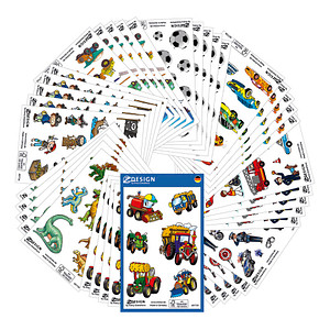 AVERY ZWECKFORM 524 Aufkleber-Set 59991 für Jungen