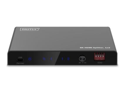 DIGITUS 8K HDMI Splitter - 1x2