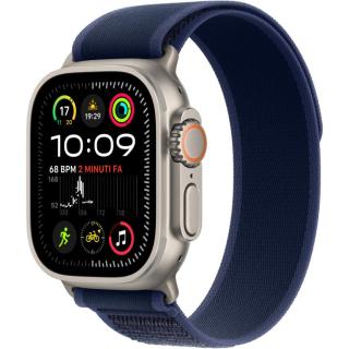 APPLE Watch Ultra 2 GPS + Cellular 49mm Natural Titanium Case with Blue Trail L