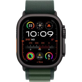 Apple Watch Ultra 2 49 mm (GPS + Cellular) Alpine Loop Small  dunkelgrün, schwarz