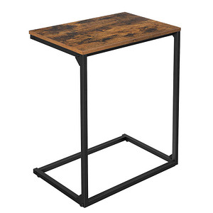 VASAGLE Beistelltisch Holz braun 55,0 x 35,0 x 66,0 cm