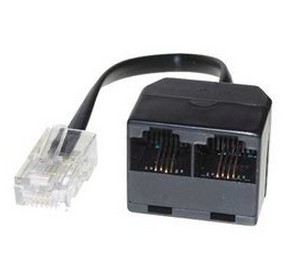 SHIVERPEAKS S-Conn RJ45 - 2x RJ45 - RJ45 - 2x RJ45 - Schwarz - Transparent - Mä
