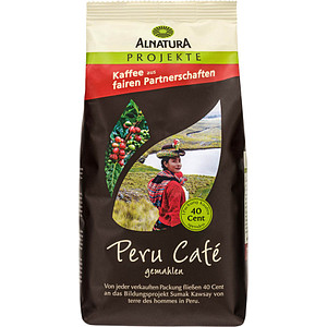 ALNATURA Peru Café Bio-Kaffee, gemahlen Arabicabohnen 500,0 g