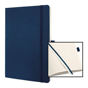SIGEL Notizbuch Conceptum® ca. DIN A5 liniert, dunkelblau Softcover 194 Seiten