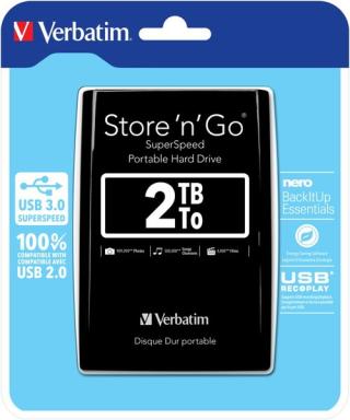 2TB VERBATIM External HD