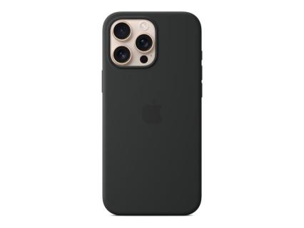 APPLE Silikon Case iPhone 16 Pro Max mit MagSafe (schwarz)