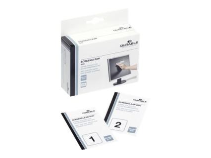 DURABLE Bildschirm-Reinigungstücher SCREENCLEAN DUO