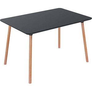 PAPERFLOW PALOMBA Bistrotisch Holz schwarz 120,0 x 80,0 x 75,0 cm